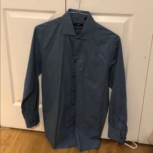 Hugo Boss Blue Button Down Work Shirt